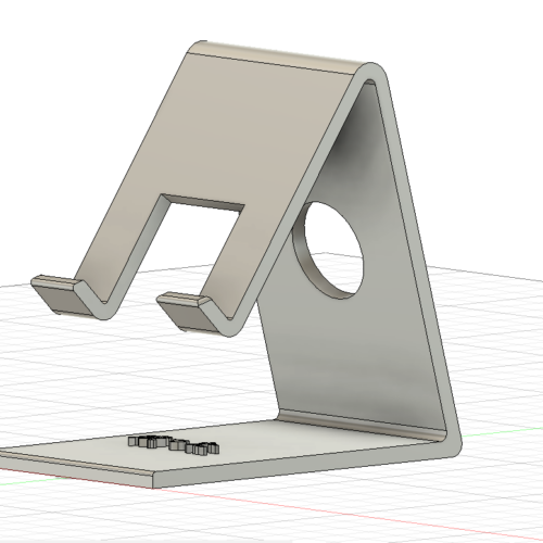 3Dプリンターでスマホスタンドを作ってみた！