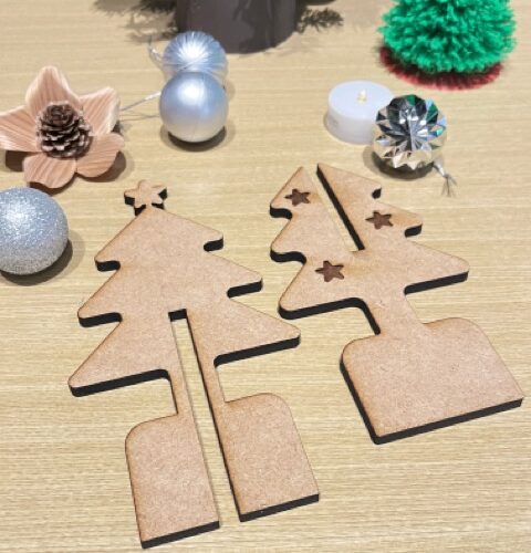 オリジナルのクリスマスツリーをレーザーカッターで手作りする！【trotec speedy100】